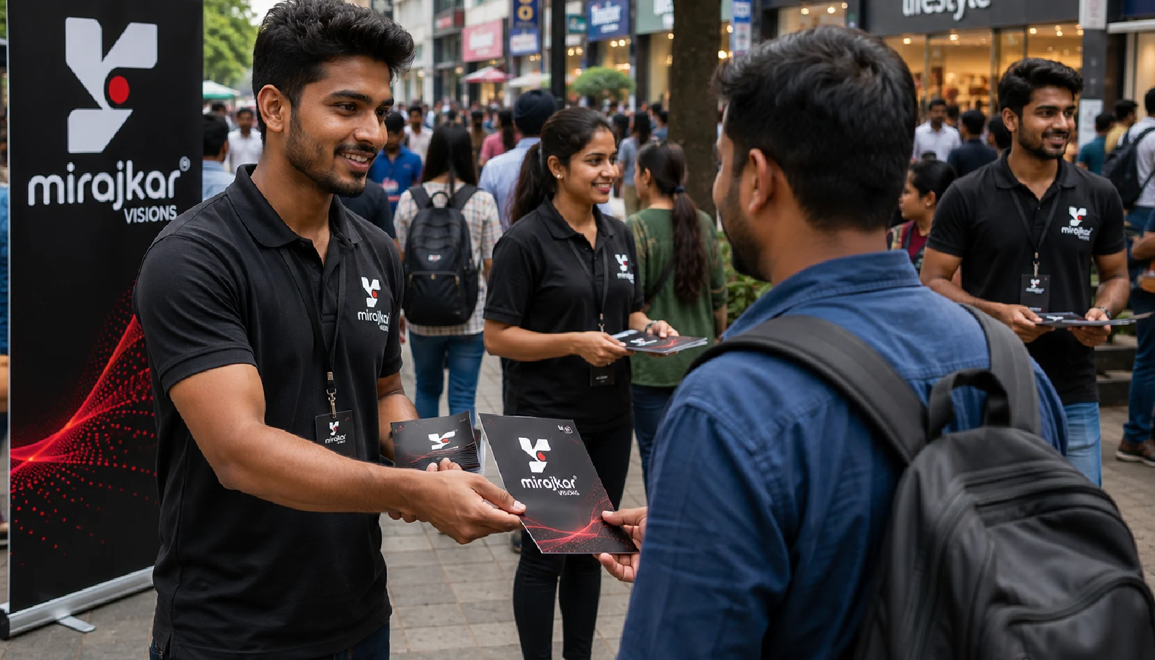 Promoter & Pamphlet Distribution